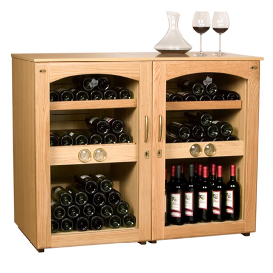 Enfriador de vino horizontal 2 botellas blanco OW002 – Cavanova