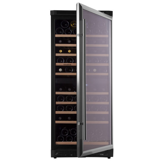 Vinobox-110-2T-INOX-frontal-abierta