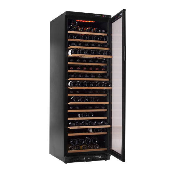 Vinoteca Vinobox 168 GC 1T Negra