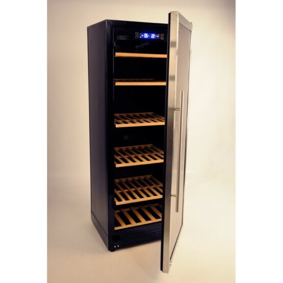 Vinoteca Cave Vinum CV 151 INOX abierta