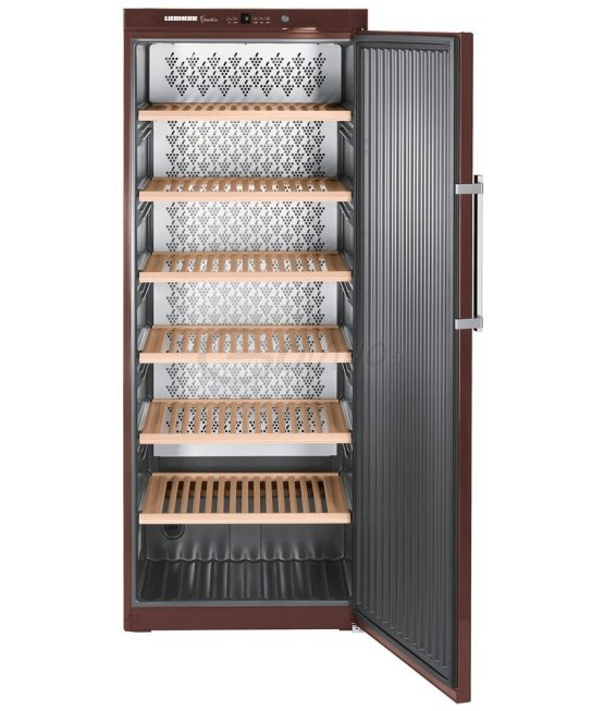 Vinoteca Liebherr WKt6451 Puerta ciega abierta