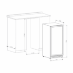 Vinoteca Vinobox 110 GC 1T Negra 1