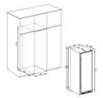 Vinoteca Cave Vinum CV 166 BL Monotemperatura plano encastre