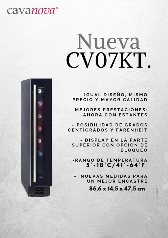 Vinoteca Cavanova CV07KT Nueva