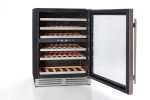 Vinoteca Cavanova CV046DT abierta lateral