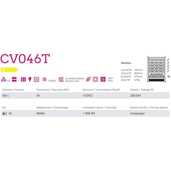 Vinoteca Cavanova CV046T