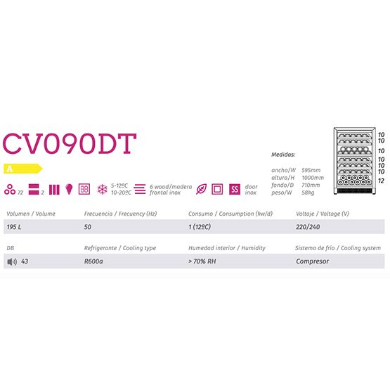 Vinoteca Cavanova CV090DT