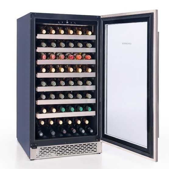 Vinoteca Cavanova CV090T abierta