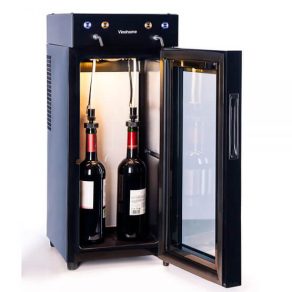 Dispensador Vino Cavanova VH02NS abierto luz