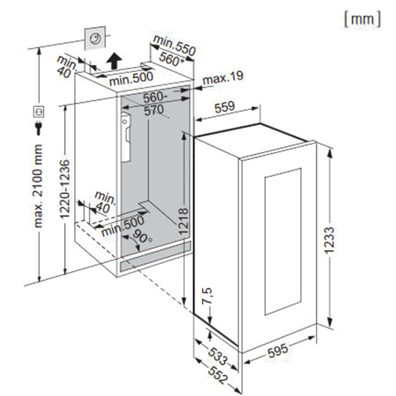 Vinoteca LIEBHERR EWT gb 2383