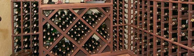 botellero de madera
