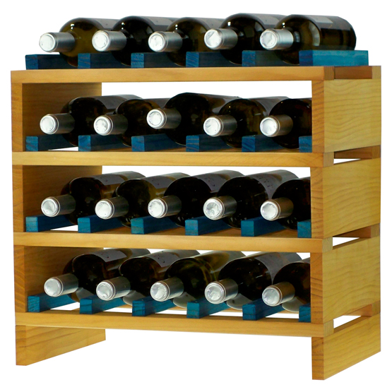 Haz tu propia estantería para vino con el botellero apilable Godello