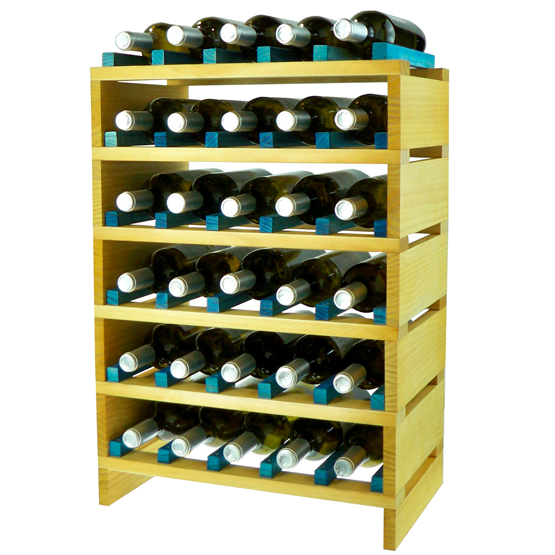 Haz tu propia estantería para vino con el botellero apilable Godello