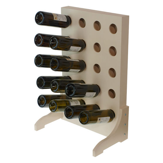 Pupitre Expositor Chardonnay BLANCO de pie 20 botellas