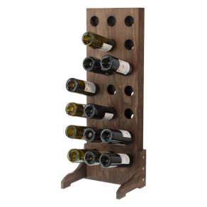 Pupitre Expositor Chardonnay ROBLE OSCURO DE PIE 21 BOTELLAS