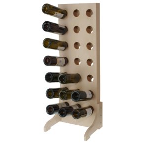 Pupitre Expositor Chardonnay blanco de pie 21 botellas