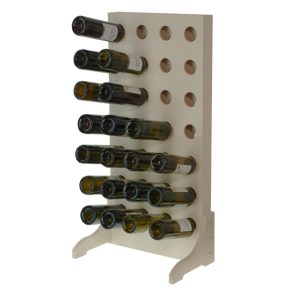 Pupitre Expositor Chardonnay blanco de pie 28 botellas