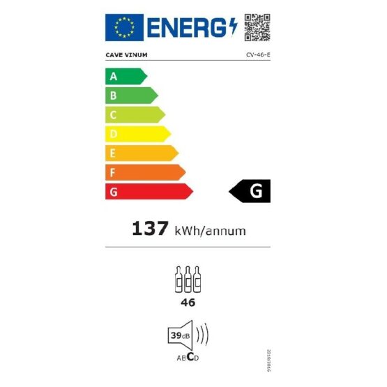 Vinoteca Cave Vinum CV 46 1T clase G