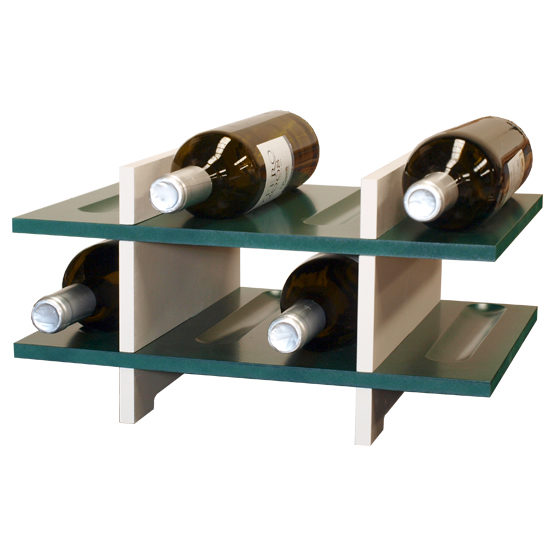 botellero estanteria vinos 4 botellas verde botellero estanteria vinos 4 botellas verde