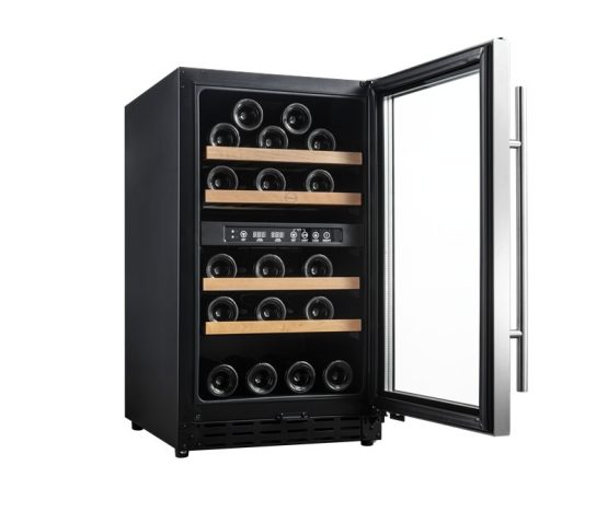 Vinoteca Vinobox 40 GC 2T Encastrable Negra bajo encimera