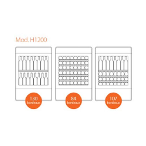 Vinoteca Enofrigo I Am h1200 Capacidades
