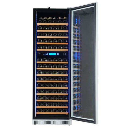 Vinoteca Pevino P168D HHW DOS TEMPERATURAS ABIERTA