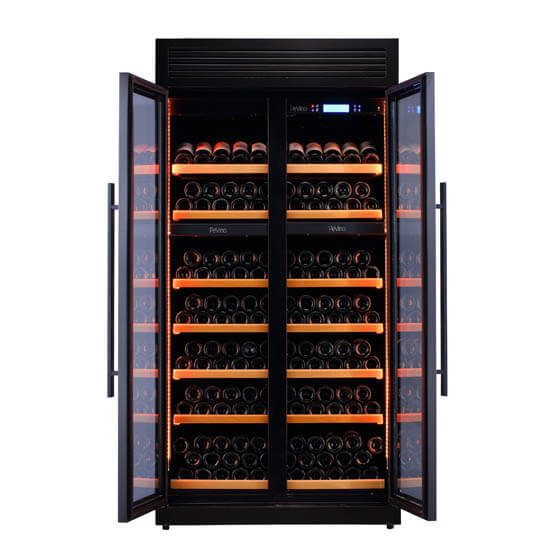 Vinoteca Pevino Pro H320F 2T B negro abierta