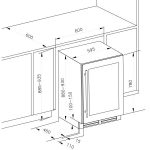Vinoteca Caveplus CPSN 2T 46 Plano encastre