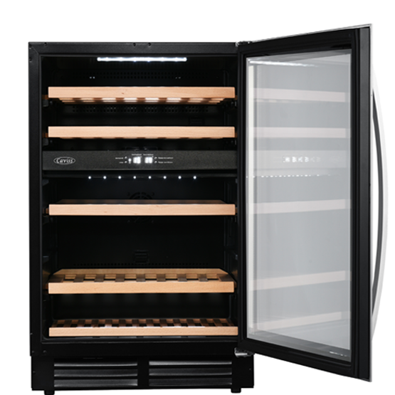 Vinoteca Caviss CLE244SBE4 abierta