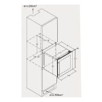 Vinoteca Caviss SLE132TBE4 Plano encastre