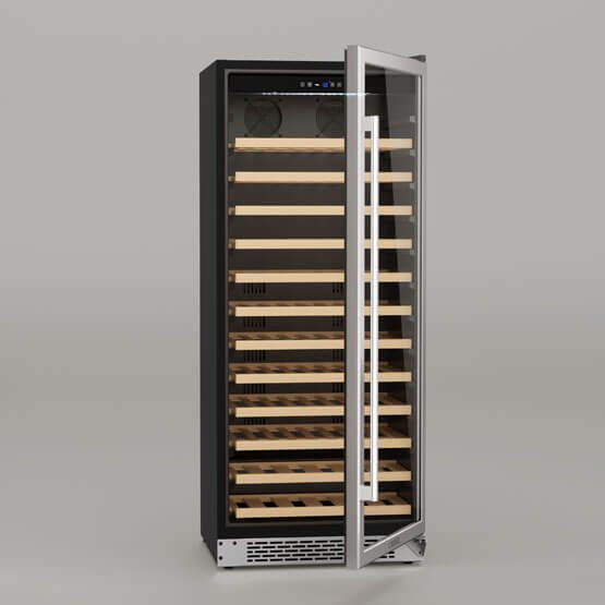 Vinoteca Cavist 100 abierta lateral