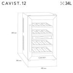 Vinoteca Cavist 12 plano