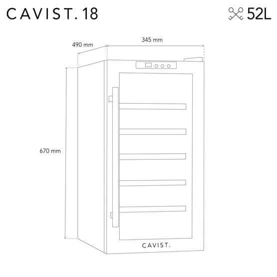 Vinoteca Cavist 18 plano