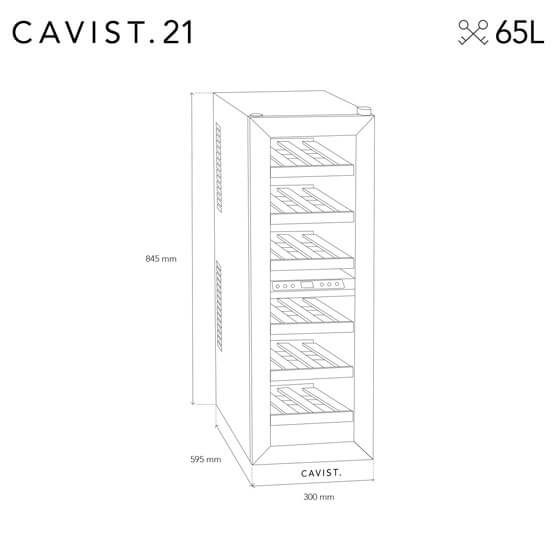 Vinoteca Cavist 21 plano Vinoteca Cavist 21 plano