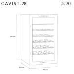 Vinoteca Cavist 28 plano