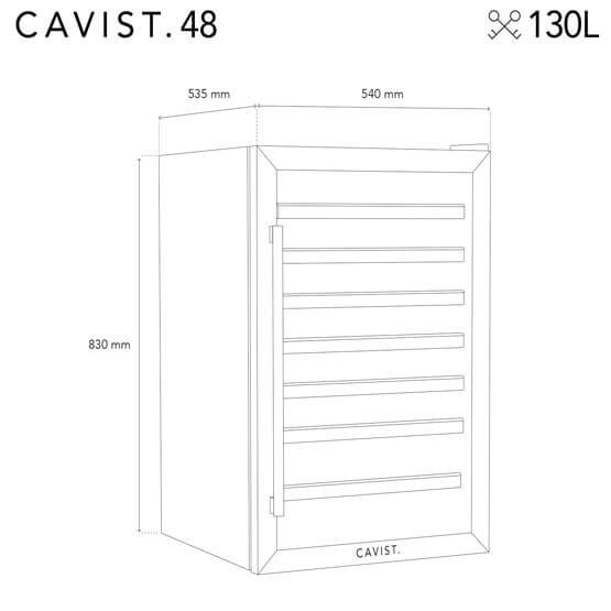 Vinoteca Cavist 48 plano