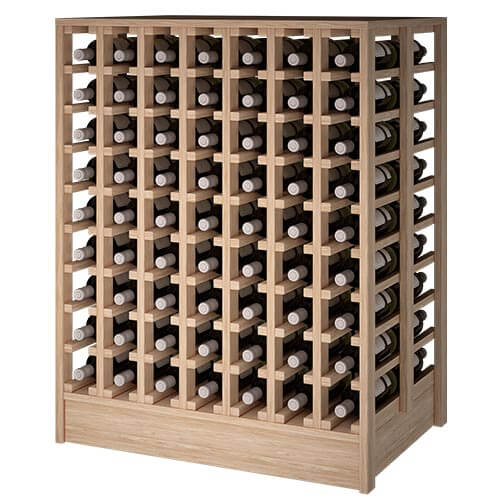 Botellero de madera para guardar vino →