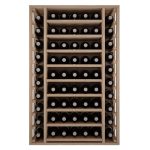 Botellero Pino Godello 65 botellas con 9 baldas extraibles ER2540 frontal
