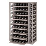Botellero Pino Godello 65 botellas con 9 baldas extraibles EW2540 extraibles