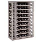 Botellero Pino Godello 65 botellas con 9 baldas extraibles EW2540 lateral