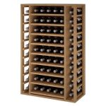 Botellero Pino Godello 65 botellas con 9 baldas extraibles EX2540