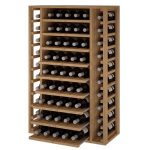 Botellero Pino Godello 65 botellas con 9 baldas EX2540 extraibles