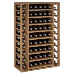 Botellero Pino Godello 65 botellas con 9 baldas extraibles EX2540 lateral