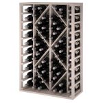 Botellero pino Godello 60 botellas con 2 rombos EW2530