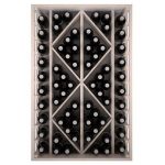 Botellero pino Godello 60 botellas con 2 rombos EW2530 frontal
