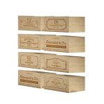 8 Cajas botellero Arganza para incluir en el botellero. 