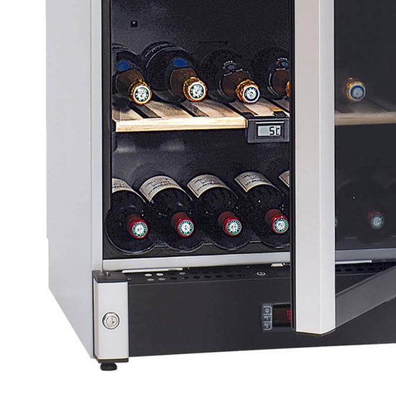 Vinoteca La Sommeliere VIP185 detalle inferior