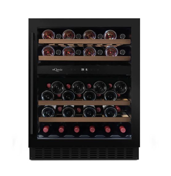 vinoteca encastre-mquvée-wineCave-60d-svart vinoteca estándar encastrable