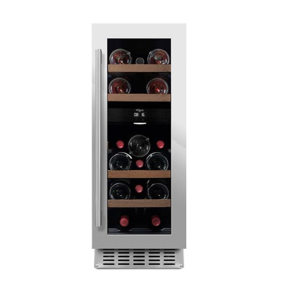 wineCave-30d-stainless vinoteca estándar encastrable