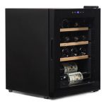 Vinoteca vinobox 16 pro abierta lateral cerrada